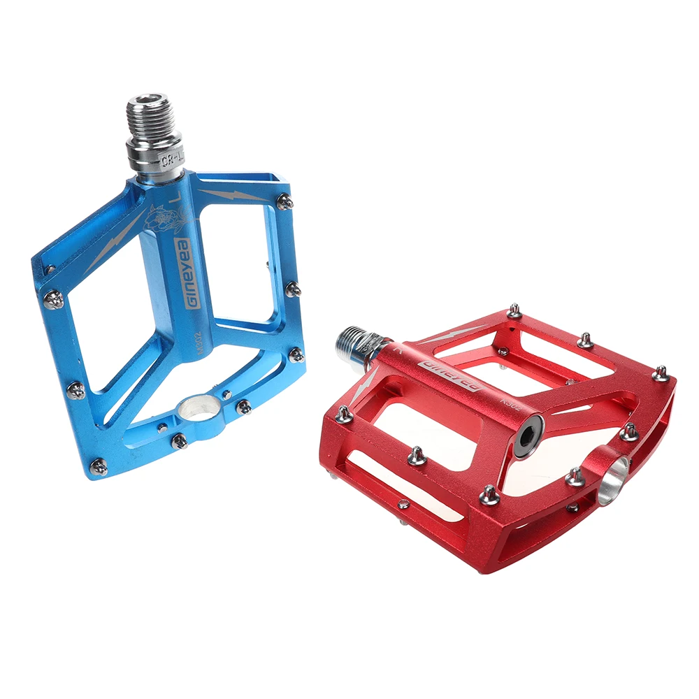 GINEYEA K302 Anodized Colors Taiwan Cycle Foot Pedal Sealed Bearing Alloy Bicycle Pedal MTB Pedal Mountain Bike