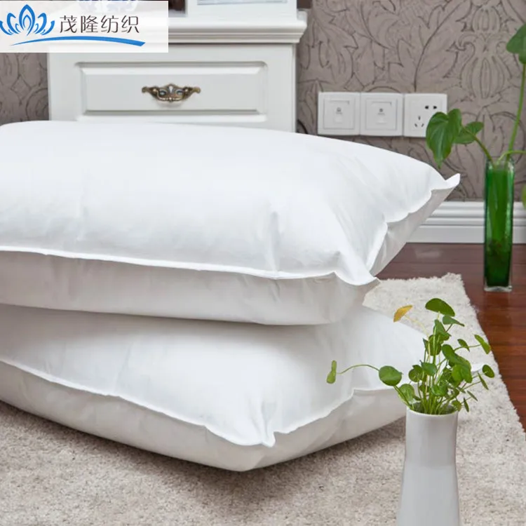 
Hotel Home Wholesale White 100% Cotton Filling Super Soft Good Quality Pillow 