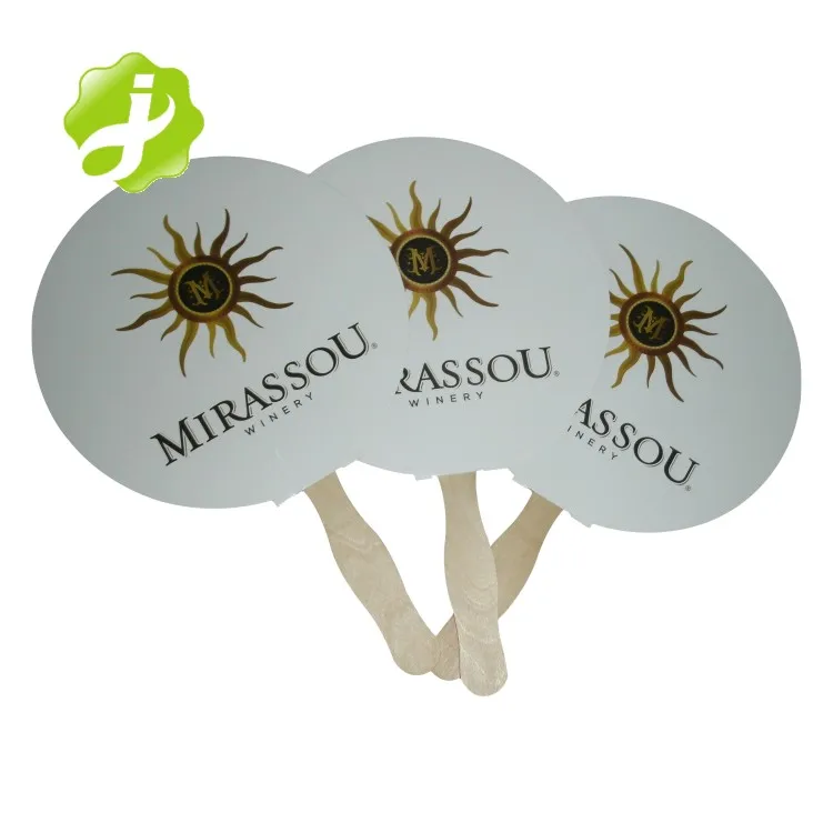 Оригинальный рекламный логотип дешевые бумажный веер