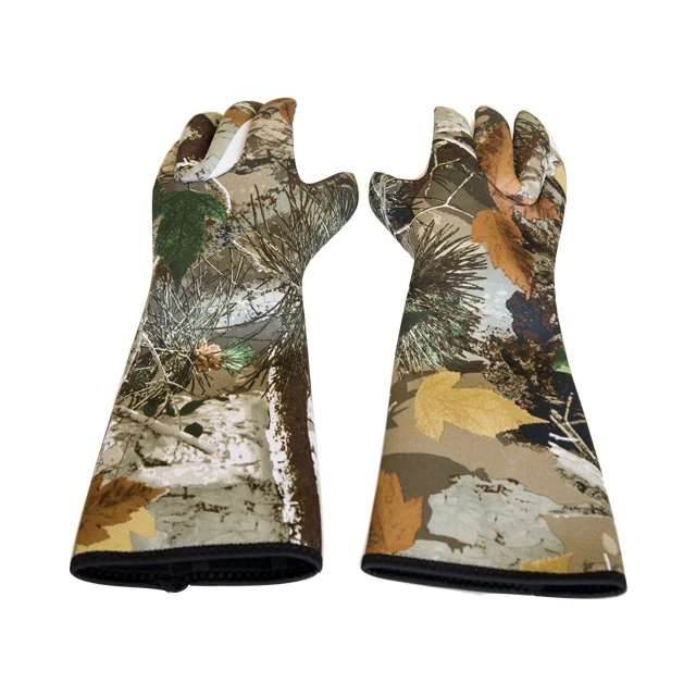 2023 Keep Warm Hunting Gloves Hot Sale Neoprene Hand Sleeves Neoprene Camo  Decoy Gloves