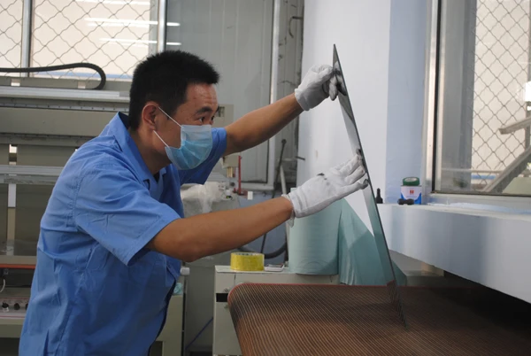 5mm 6mm black tempered glass kitchen splashback