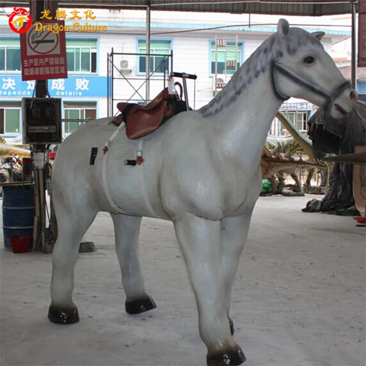 
Playground Equipment Artificial Electric Control Walking Zebra Robot Ride For Sale 