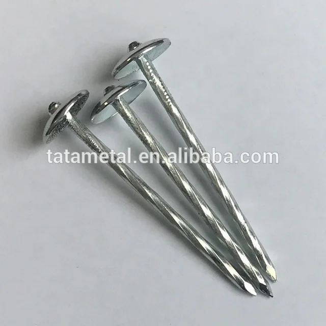 Кровельные гвозди с витой головкой