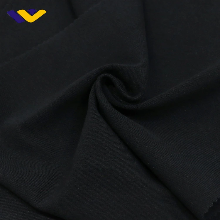 100% хлопчатобумажная трикотажная ткань в рубчик 340gsm