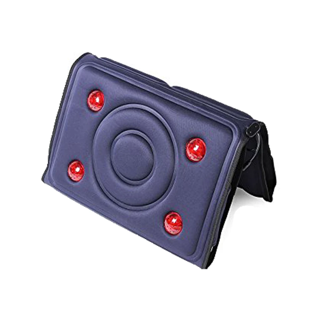  Новейший дизайн коврик для массажа всего тела массажер стула с 9 режимами освещения и инфракрасным обогревом