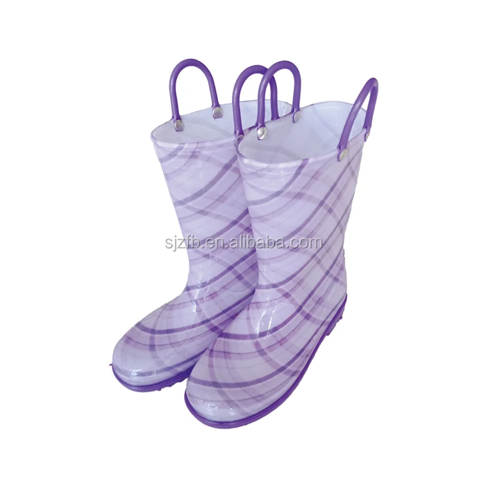 Hot Selling fashion cute anti-skidding PVC rain boots for kids