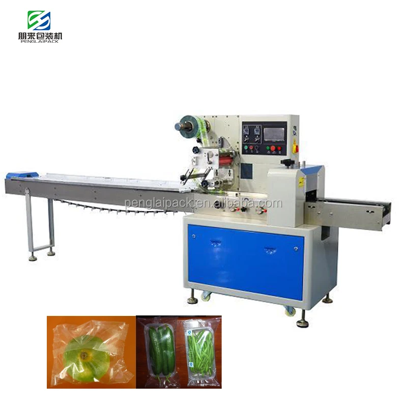 Flow Vegetable Mushroom Garlic Horizontal Pillow Bag Packing Metal Multi-Function Instant Noodle Packaging Machine Automatic