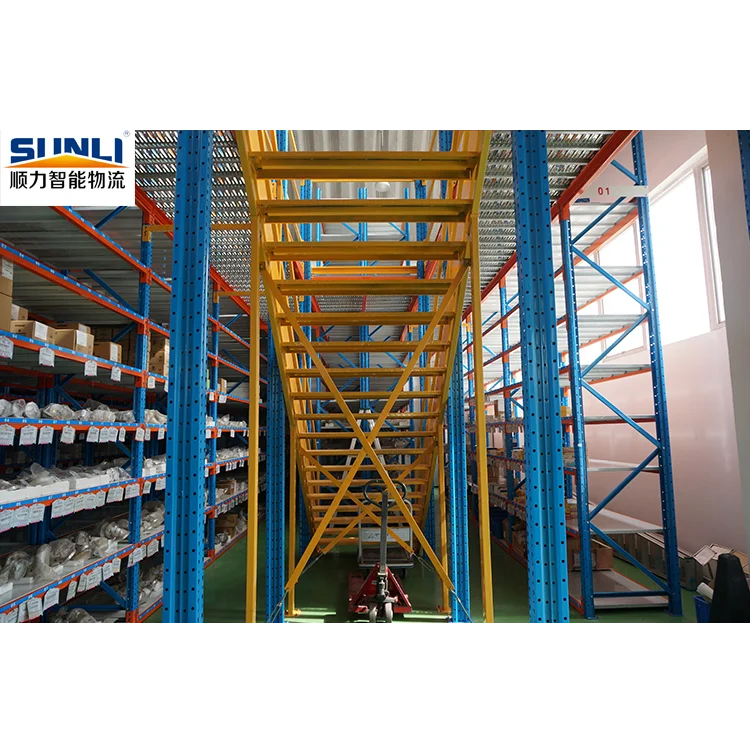 Warehouse Rack, Metal decking shelves Mezzanine System