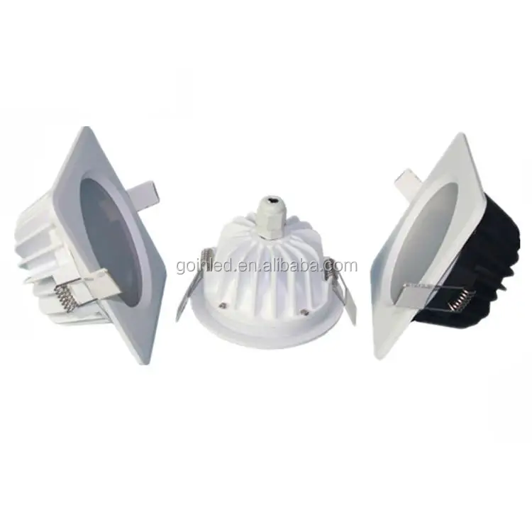 9w led downlight IP65 waterpoof ceiling spot recessed led downlight square for bathroom&sauna room