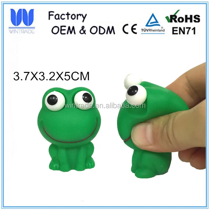 Soft Plastic Popeyes Frog Eyes Pop Out Squeeze Toys Led Popping Animals toy