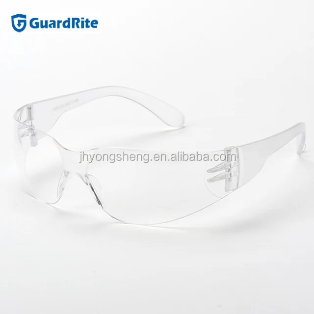 GuardRite brand CE EN166 Anti-Scratch,Anti-UV industrial protective working safety goggle