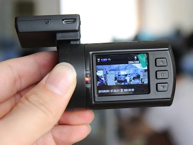 Все в одно обновление мини 0806 Full HD 1296 P дискретная в-dash фотоаппарат DVR / GPS