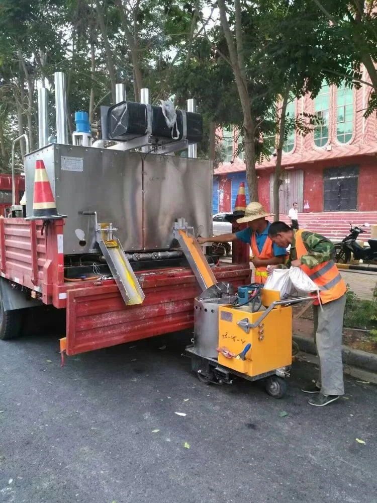 LXD1200T/B  hydraulic double cylinder thermoplastic preheater( Diesel & LPG)