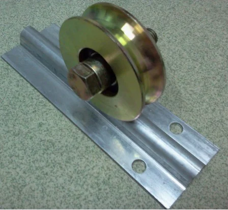 Заводская цена, металлические роликовые колеса с двойным подшипником, Y-образным пазом