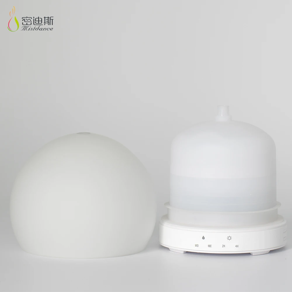 Стекло светодиодный шар тумана воды увлажнитель для личного пользования 7 видов цветов светодиодные фонари мини офисный генератор с воздушным охлаждением мощностью в туман увлажнитель для ароматерапии