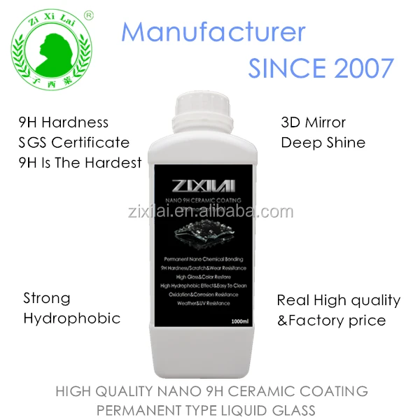 
Sio2 coating car Hydrophobic 9H ceramic pro 