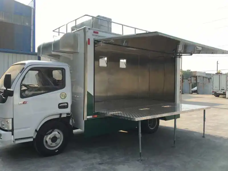 4.2 m China mobile food truck for sale