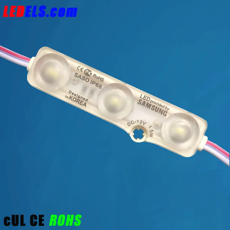 
1.5w 12v 135-150lm Samsung 5730 3 led module for channel letter 