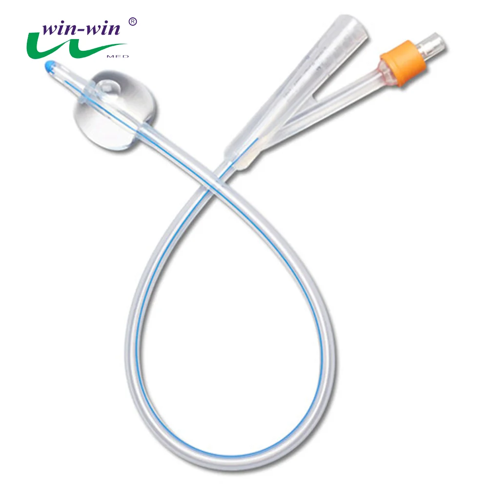 Wholesale 2-way all silicone foley catheter types CE ISO