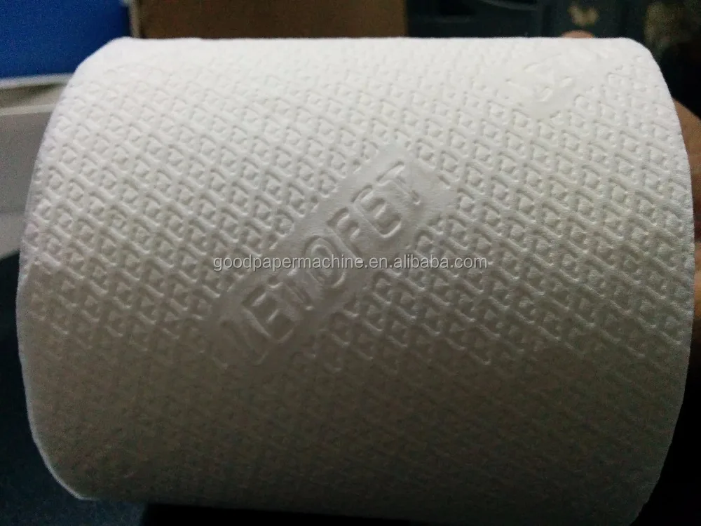 Высокая эффективность Туалет тиснением и перфорированная бумага туалетная ткани намотчик и машины