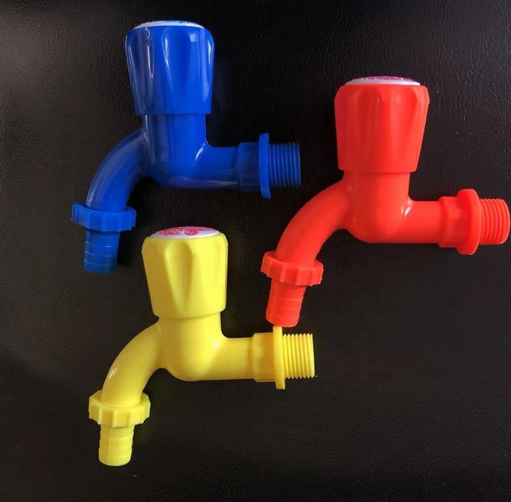 factory supplier plastic bibcock tap in pp material with ceramic valve in different color   (BD-58 )