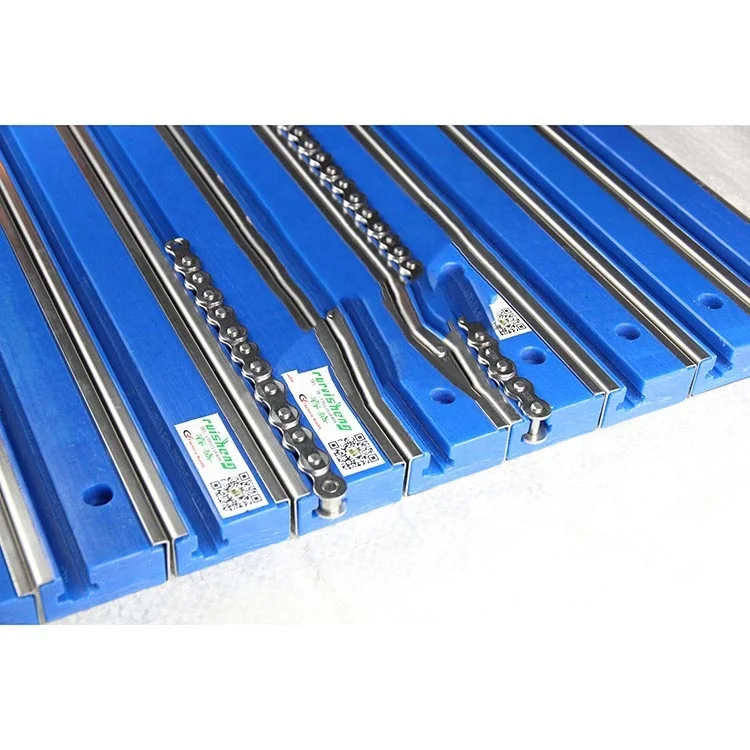 Custom Length And Size Wear Resistant Sliding Door Track Rail Plastic Chain Roller Chain Nylon Roller Guide