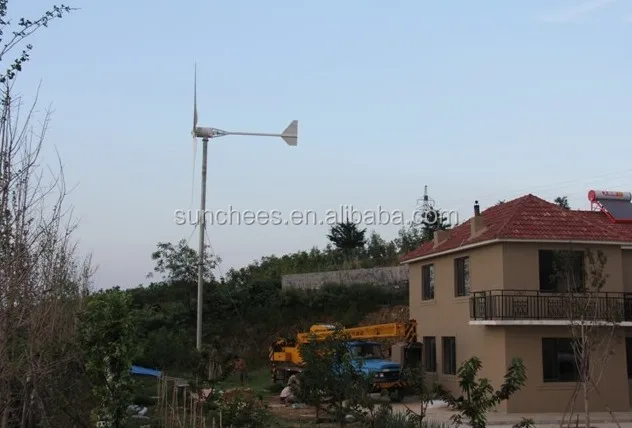 10kva generator price cheap used generator Wind Turbine (5 leaves Wind Turbine/ A horizontal axis wind turbine) 10000W