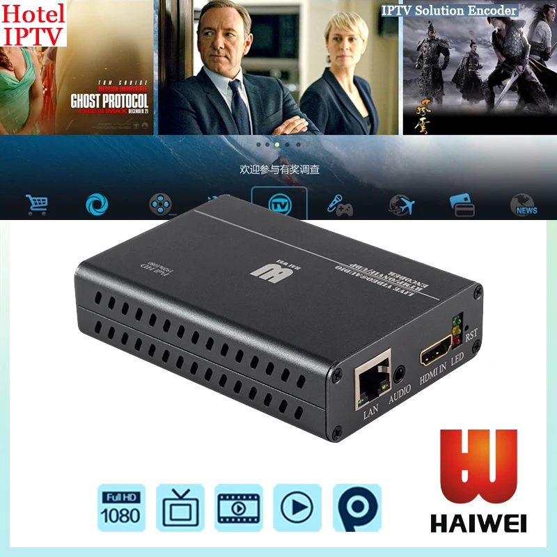 Haiwei P7 HTTP RTSP UDP RTMP HDMI IP Мини H.265 H.264 Видео Решение nvr hdmi кодера iptv прямом эфире