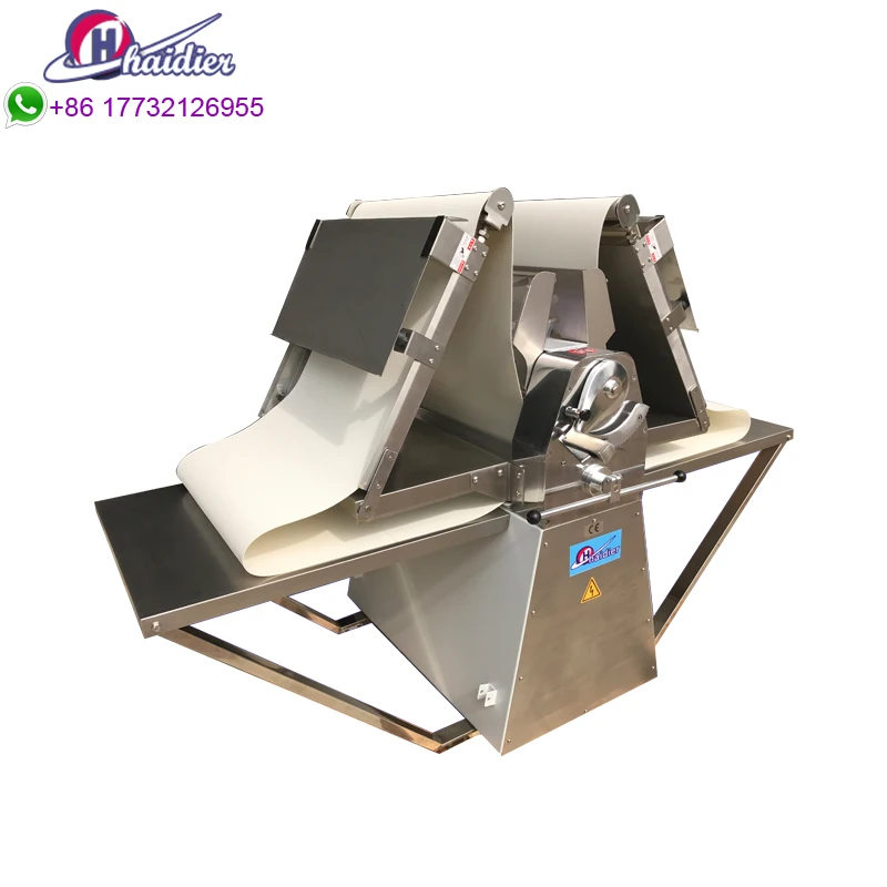
220V Commercial reversible table top baklava used hot sale dough sheeter 1-50mm 