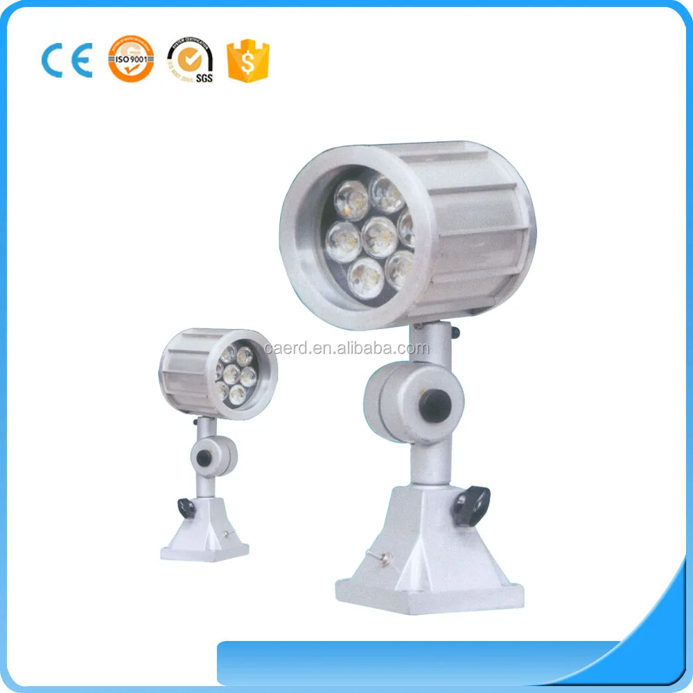 Светильник для станка, водонепроницаемый, с гусиной шеей, Светодиодная рабочая лампа для станка с ЧПУ