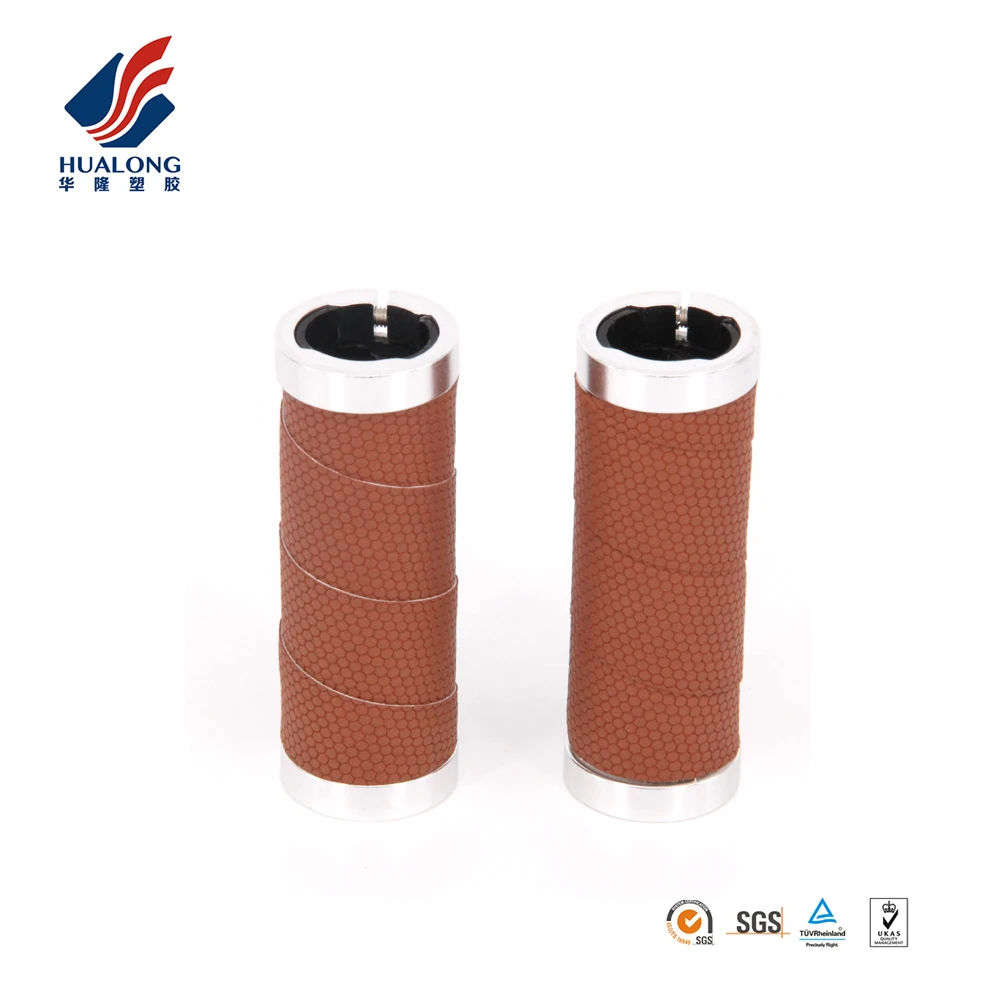 Ningbo HUALONG HL-G215E two sides locking mtb lock on grips with PU bar tape