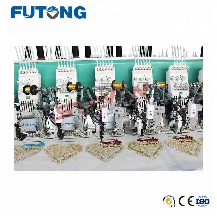 Best Selling 27 heads Flat Sequin Hat Computerized Embroidery Machine