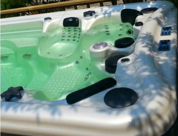 Sunrans Hot Sale 6 Meter Balboa Massage Whirlpool Outdoor Luxury Hot Tub Swimming Pool Electric Heater Large Swim Spa