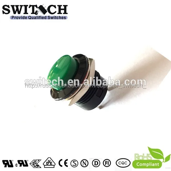 2A SPST кнопочный переключатель