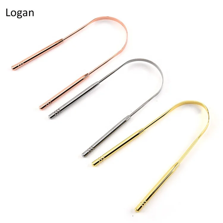 
Professional tongue scraper stainless China surgical tongue cleaner 