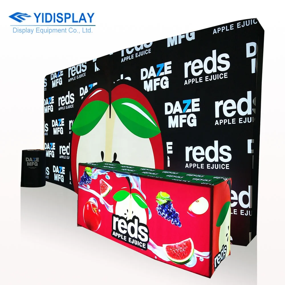 SEG Fabric Aluminum Frame Advertising Flexible Led Lamp Box Light Stand Display