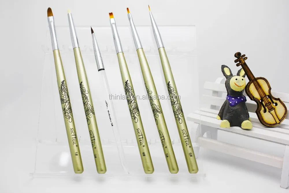 2017 China Shenzhen Makeup Brush Set Tool New fashion kolinsky hair nail art brush paint brush