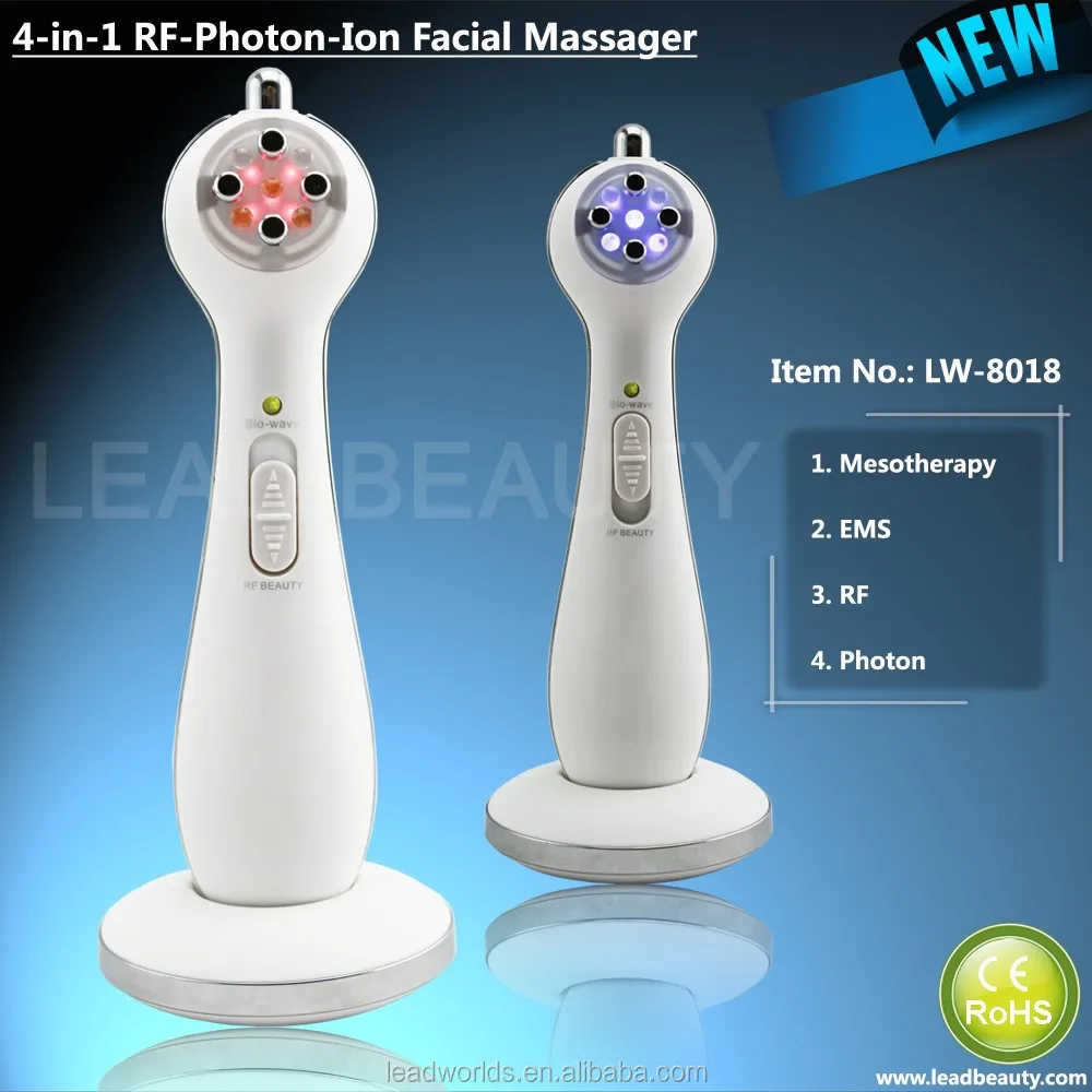 Рф подтяжки кожи станок для домашнего использования с электропорации и фотон и ион функции
