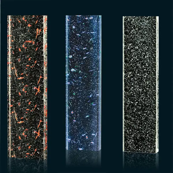 JINGYAGE 50*200*2500MM large panels wholesale top quality bubble glass panels for home decorative