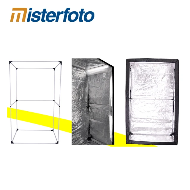 50x50 см Misterfoto Бестселлер Легко складывающаяся коробка со светодиодной подсветкой для фотостудии фоны из ПВХ