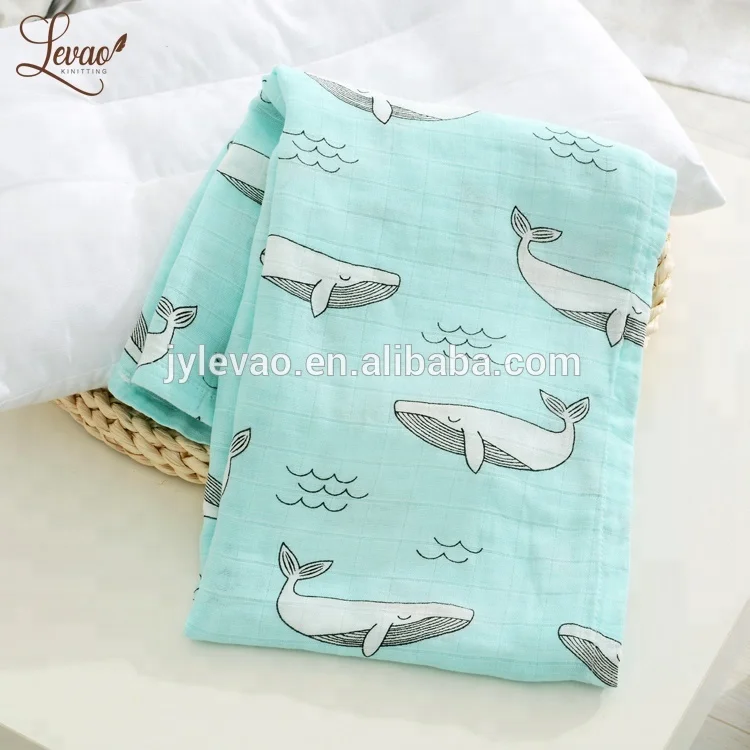 
Organic bamboo muslin swaddle blankets for newborn 