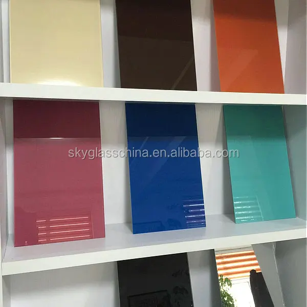 
China Factory 3mm 4mm 2440*1830mm Back Painted Glass Price 