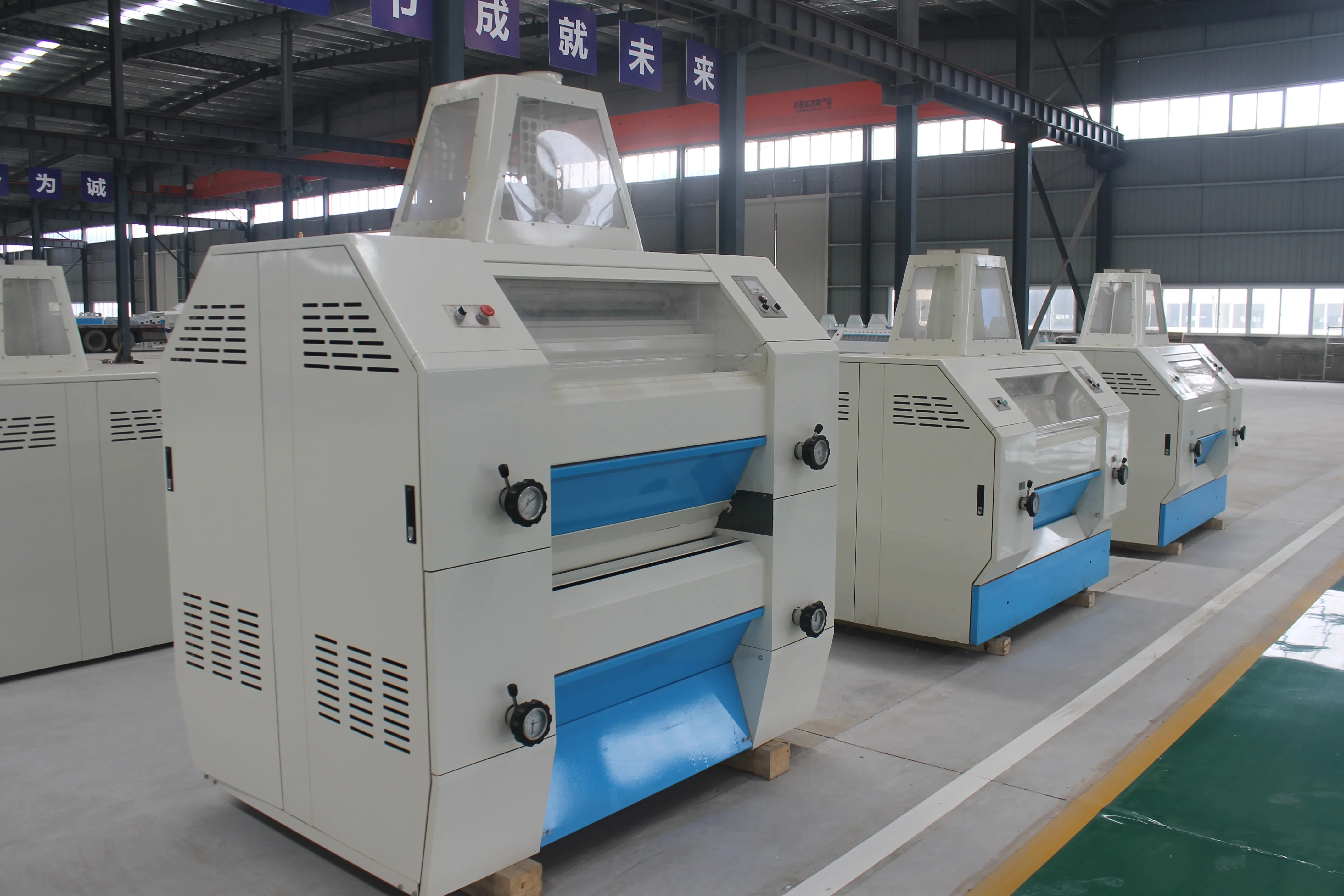 wheat corn grain flour milling roller mill rollermill roller wheat mill with cast iron structure used in flour milling industry