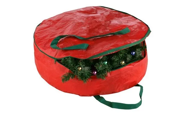 kly Christmas Xmas Wreath Premium PE Personalized Tree Storage Bag
