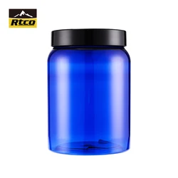 Environmental Friendly Capsule Amber Pharmaceutical Packaging Canister For Protein Milk Bean Powder Pill Plastic Jar