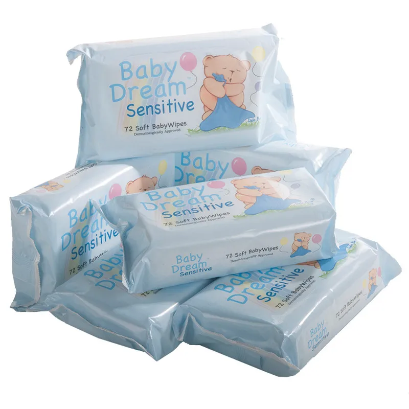 Очень толстые нежные детские салфетки с алоэ вера