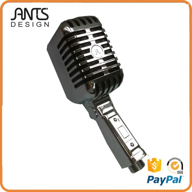 Vintage Microphone shape novelty shower head