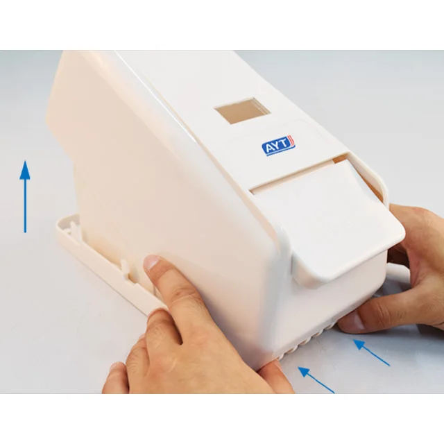 Bathroom smart wall mount plastic 800/1000ml disposable soap bag toilet seat sanitizer dispenser