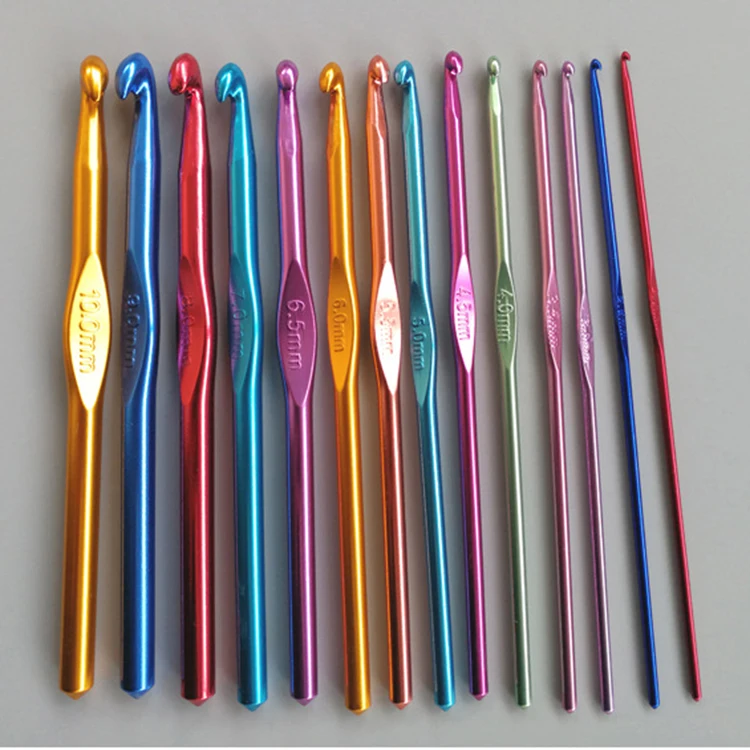 wholesale manufacturers aluminium crochet hooks hook set