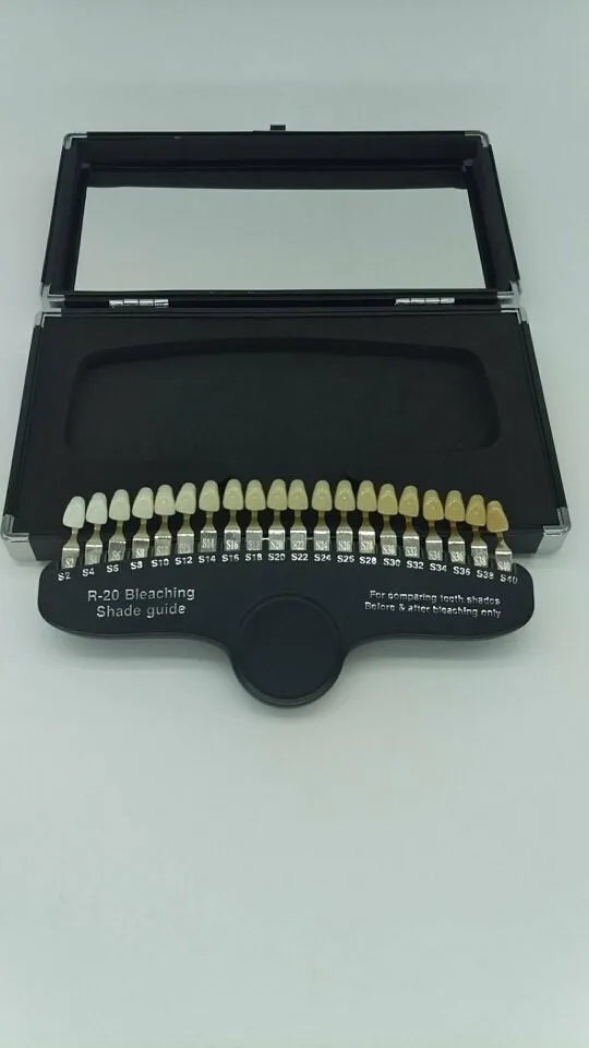 
3D Teeth whitening shade guide 20 colors . 